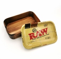 RAW Wooden Cache Box with Tray