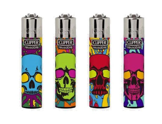 Clipper COLOURFUL SKULLS - 40's