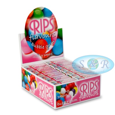 Rips Bubblegum Flavoured 4m Slim Rolls