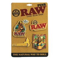 RAW ASSORTED PINS 4 PACK