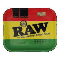 RAW RASTA ROLLING TRAY 34X28